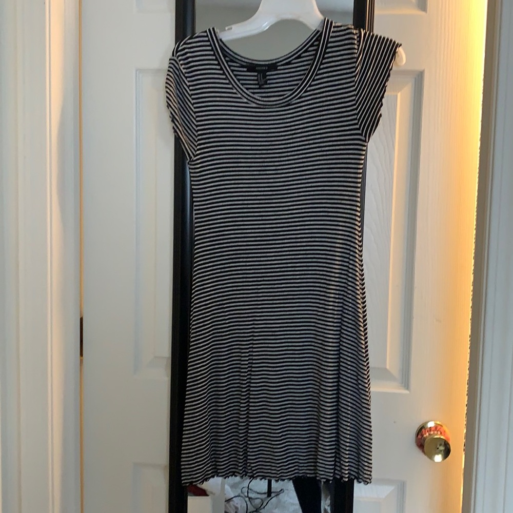 Striped t-shirt dress